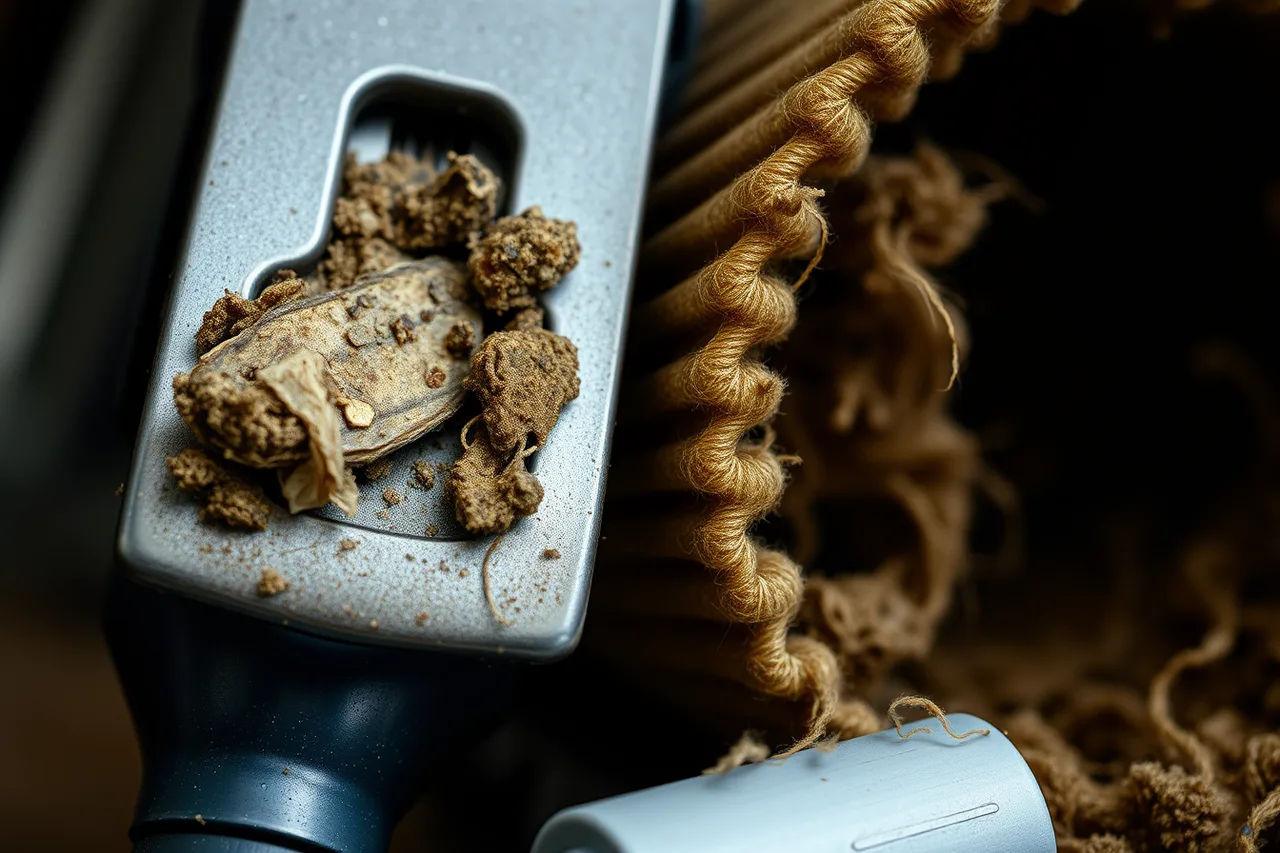 Dull clipper blade and clogged dryer filter close-up (7-Point Grooming Salon Sanitation Checklist for Teams)